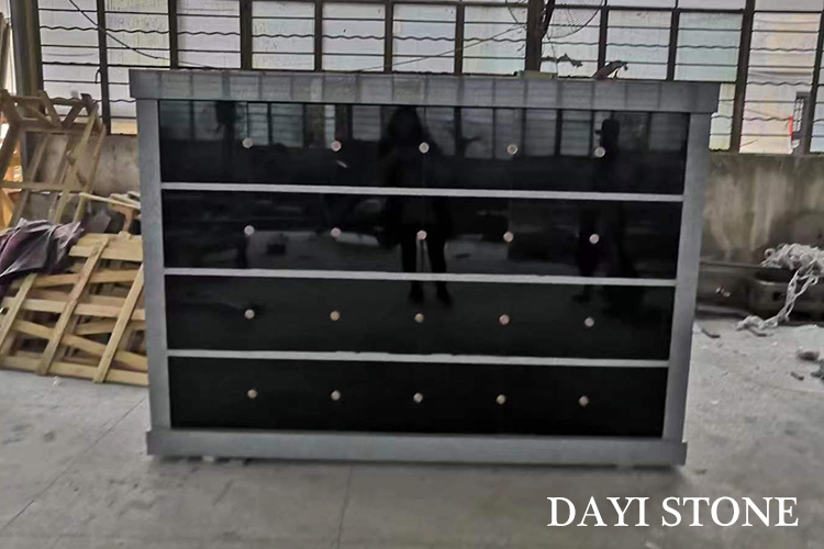 Black Granite Stone-Columbarium -USA headstone - Dayi Stone Black Granite Stone-Columbarium -USA headstone - Dayi Stone